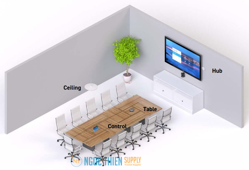 Stem Ceiling và Table đi kèm với Stem Hub và Control