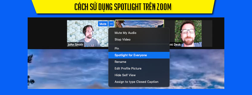 Cách sử dụng Spotlight trên Zoom
