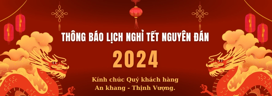 Thông báo lịch nghỉ Tết Nguyên đán Giáp Thìn 2024