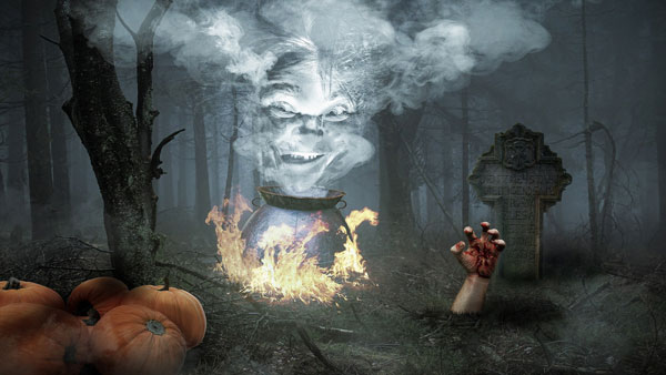 Tải hình nền Zoom Halloween miễn phí
