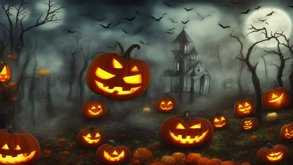 Tải hình nền Zoom Halloween miễn phí