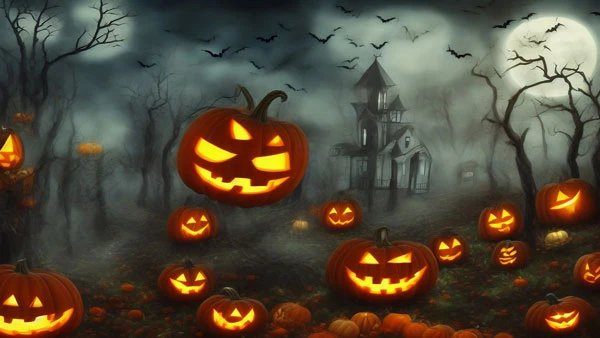 Tải hình nền Zoom Halloween miễn phí