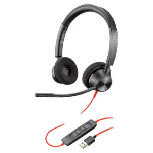 Tai nghe Plantronics Blackwire 3320, Microsoft, USB-A | P/N: 214012-101