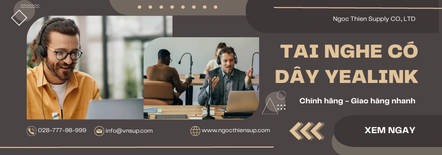 Tổng hợp tai nghe có dây Yealink chính hãng