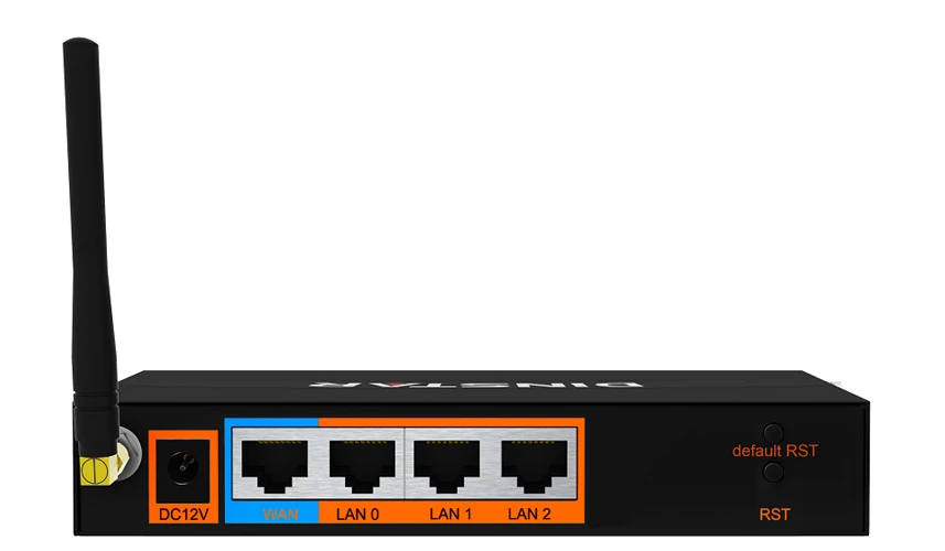 Mặt sau sản phẩm Dinstar UC2000-VA