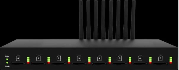 Hình thức sản phẩm của gateway Dinstar 4 cổng GSM UC2000-VE-4G