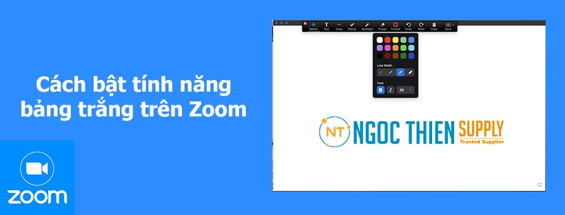 Cách bật tính năng bảng trắng trên Zoom