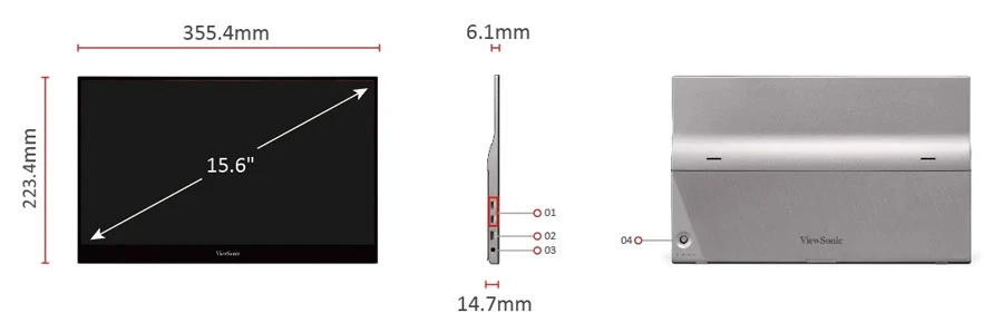 Kích thước & Cổng kết nối