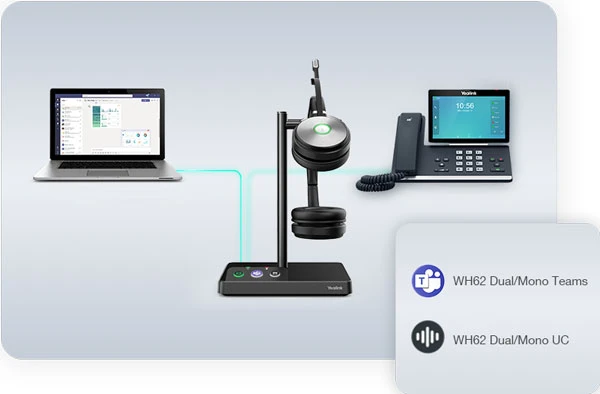 Tai nghe không dây Yealink WH62