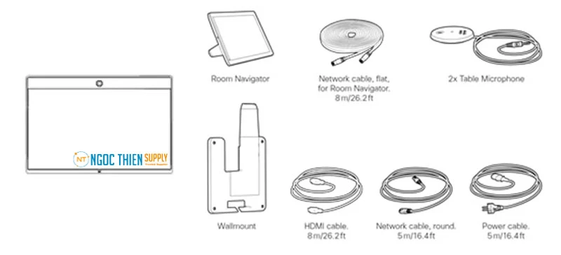 Webex Room 55 single w/ Wall mount