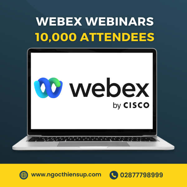 Webex Webinars 10,000 attendees