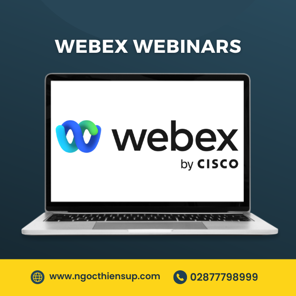 Phần mềm họp trực tuyến Webex Webinars