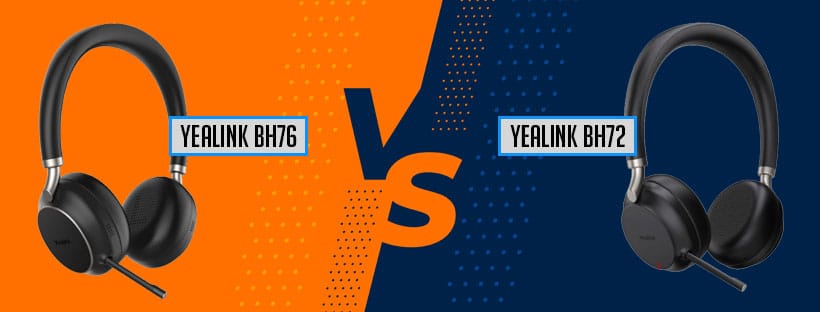 So sánh 2 dòng tai nghe Yealink BH76 vs BH72