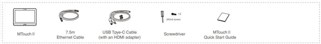 Gói MTouchⅡ (Bảng điều khiển cảm ứng)