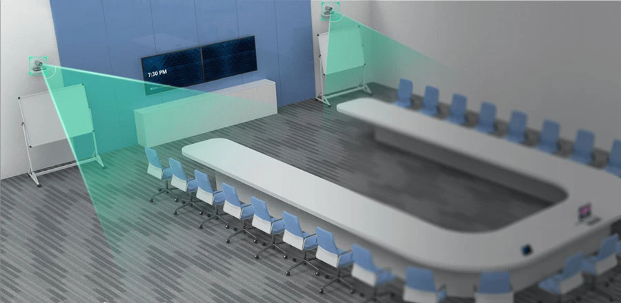 Bố trí camera linh hoạt cho các phòng cực lớn