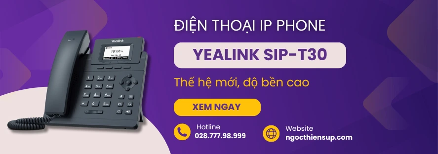 Yealink SIP-T30 - Điện thoại IP Phone thế hệ mới, độ bền cao