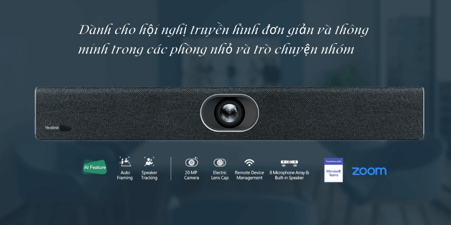 Camera hội nghị truyền hình hội nghị Yealink UVC40