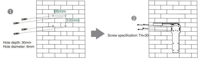Gắn trên tường