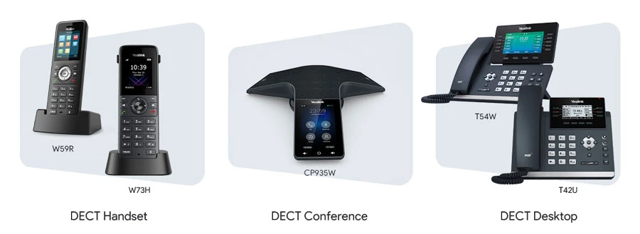 Yealink Đầy đủ các giải pháp thiết bị DECT