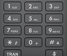 Bố cục bàn phím số được tối ưu hóa với không gian phím lớn hơn