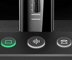 Hỗ trợ kết nối kép với cả PC và IP Phone, các nút cho phép điều khiển cuộc gọi, nút Teams cũng có thể kích hoạt ứng dụng Teams và Cortana.