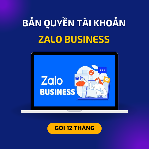 Bản quyền tài khoản Zalo Business