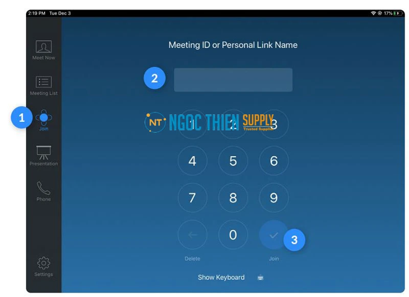 Cách tham gia cuộc họp trên Zoom Rooms