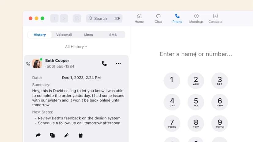 Quản lý cuộc gọi với AI Companion