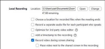 Cách quay lại video trên Zoom trên máy tính