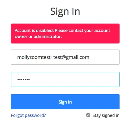 Hủy kích hoạt người dùng