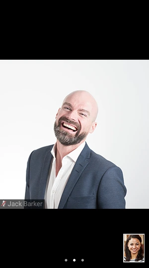 2. Chuyển đổi giữa chế độ xem Thư viện và chế độ xem Diễn giả trên Zoom trên điện thoại