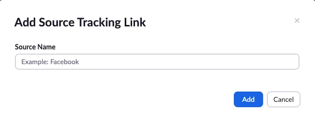 Nhập Source Name,  chẳng hạn như nơi bạn sẽ chia sẻ URL. Ví dụ: Facebook hoặc Ban đầu Email Blast.