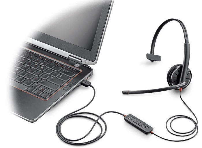 Tai nghe học Zoom Plantronics Blackwire 3210, USB-A