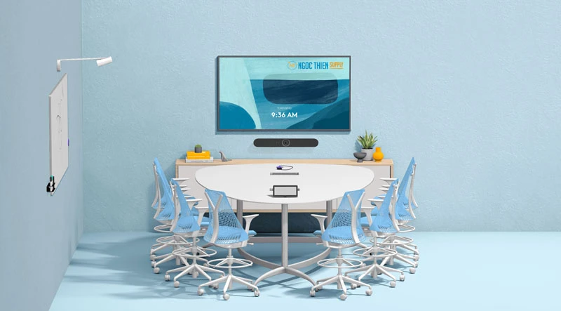 Mẫu mô hình giải pháp phòng họp trực tuyến 8 người