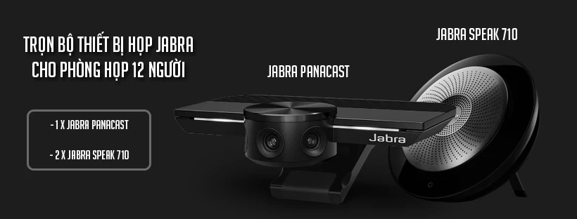 Trọn bộ thiết bị họp Jabra cho phòng họp 12 người