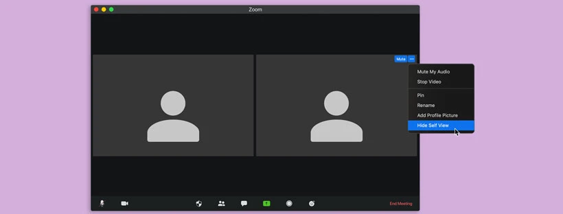 Hide Self View Zoom là gì?