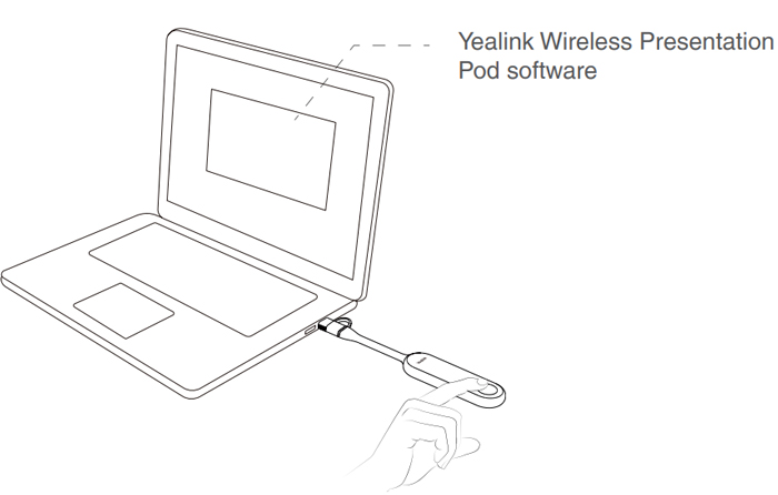 Kết nối WPP30 với cổng USB-A/USB-C trên máy tính của bạn.