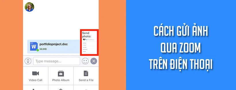 Cách gửi ảnh qua Zoom trên điện thoại