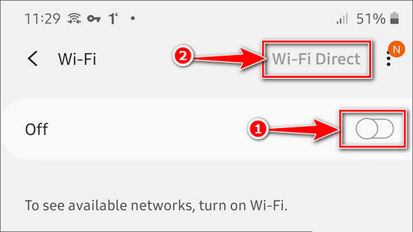 Sử dụng dây cáp Wi-Fi Direct để kết nối Zoom với tivi