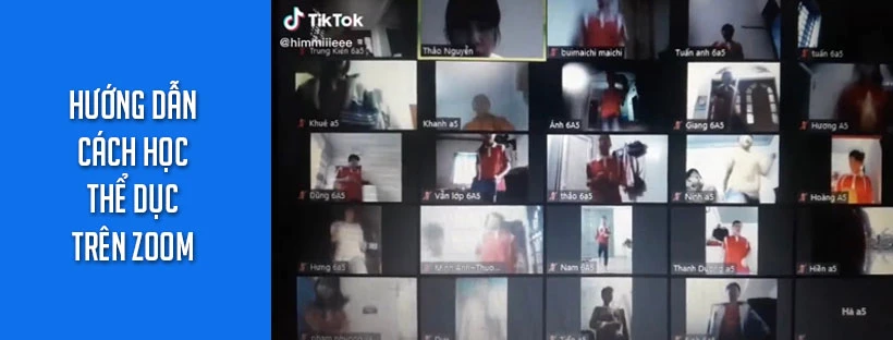 Hướng dẫn cách học thể dục trên Zoom