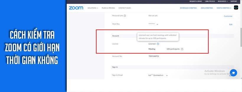 Cách kiểm tra Zoom có giới hạn thời gian không