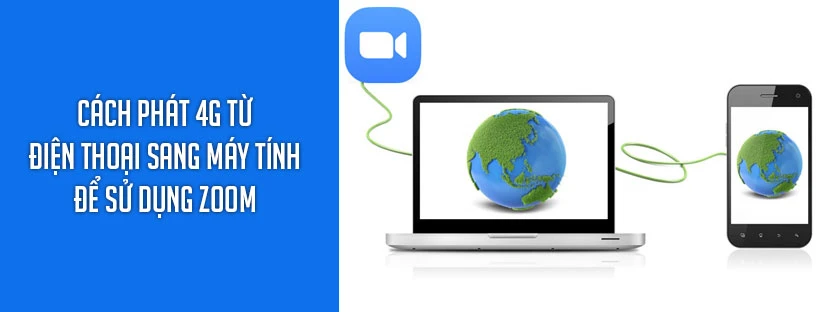 Cách phát 4G từ điện thoại sang máy tính để sử dụng Zoom