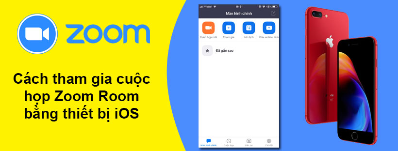 Cách tham gia cuộc họp Zoom Room bằng thiết bị iOS