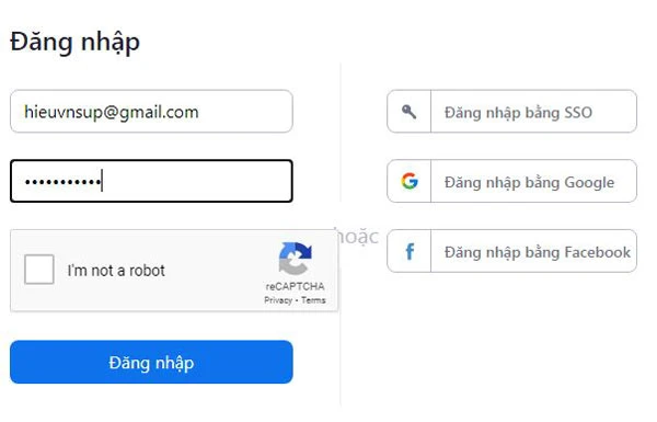 Bạn sẽ được chuyển vào trình duyệt web, tại đây bạn đăng nhập tài khoản Zoom của bạn.