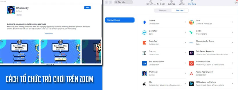 Cách tổ chức trò chơi trên Zoom