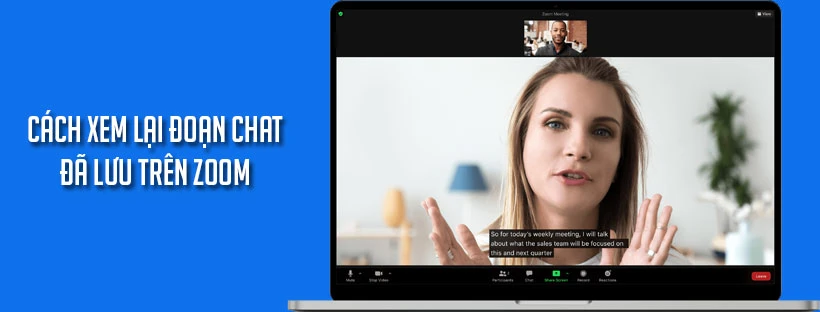 Cách xem lại đoạn chat đã lưu trên Zoom