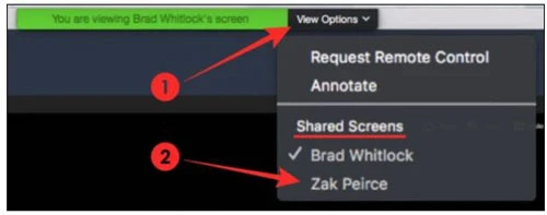 Cách xem nhiều màn hình trong cuộc họp Zoom