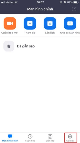 2. Cách bật camera trên Zoom trên điện thoại