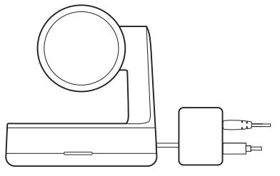 Cắm USB của bộ chia nguồn vào cổng USB của camera.
