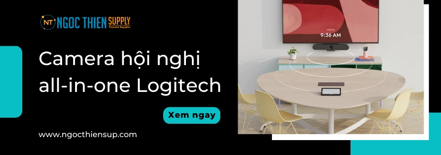Nâng tầm cuộc họp với camera hội nghị all-in-one Logitech